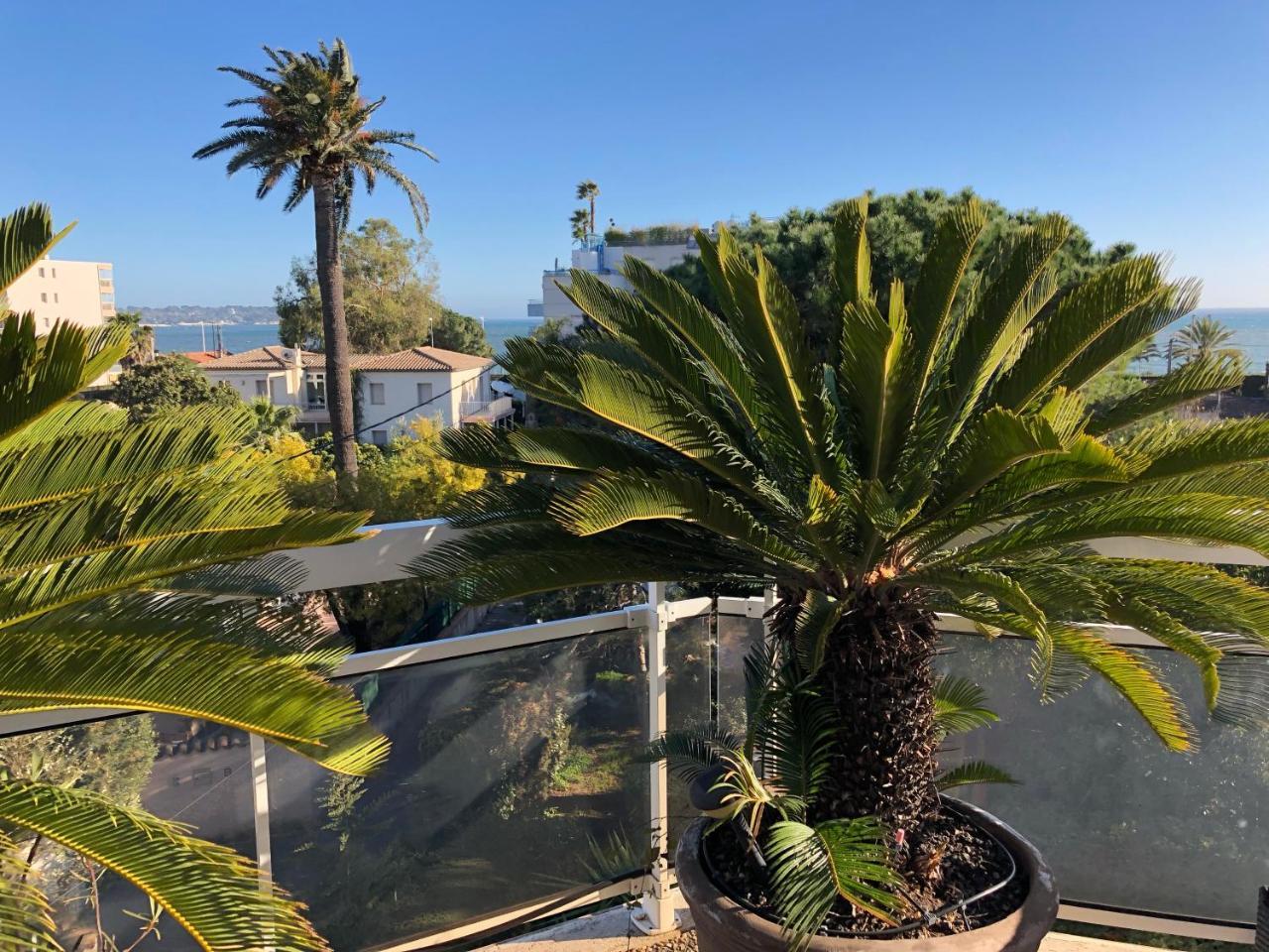 Gorgeous One-Bedroom Apartment With Terrace And Sea View -Stayinantibes- Bijou Plage エクステリア 写真